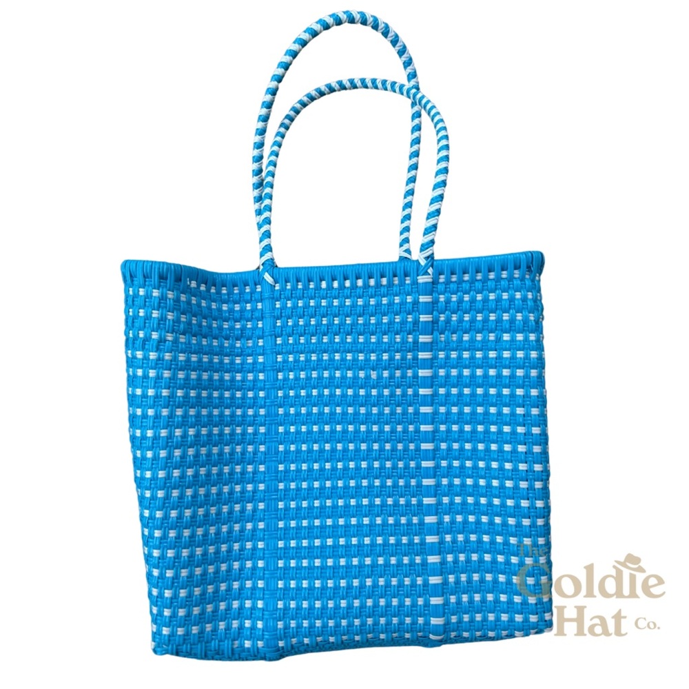 Blue Picnic Beach Tote New